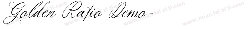 Golden Ratio Demo字体转换